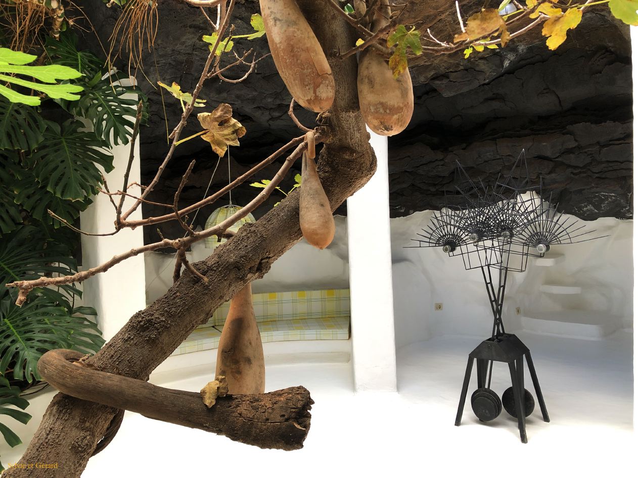 054 Tahiche fondation César Manrique l'intérieur de la maison Tahiche fondation César Manrique l'intérieur de la maison IMG_7651