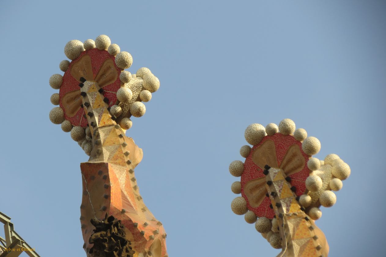 110 Barcelone L'Eixample La Sagrada Familia les tours