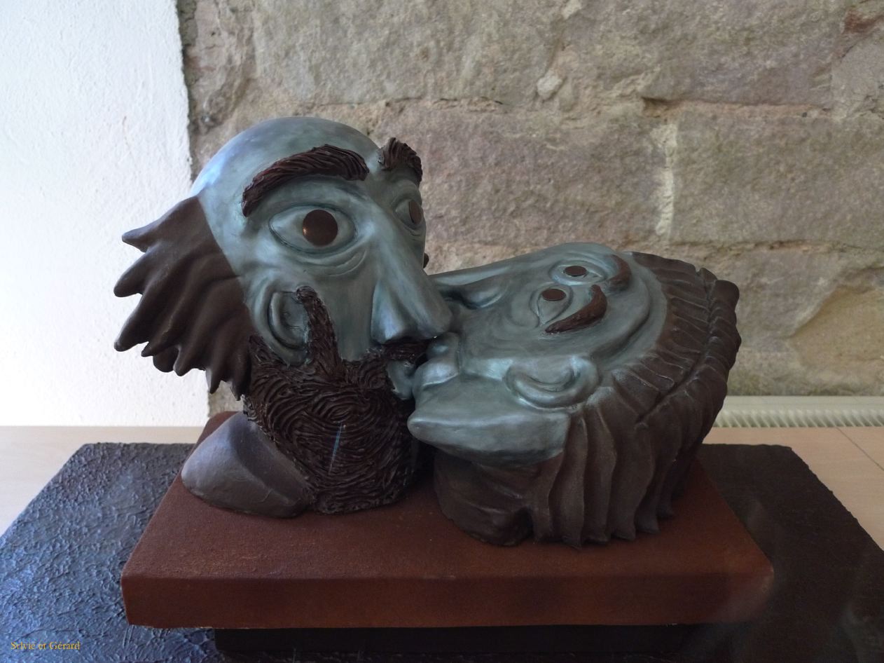 139 Barcelone San Pere Musée du Chocolat - sculpture en chocolat