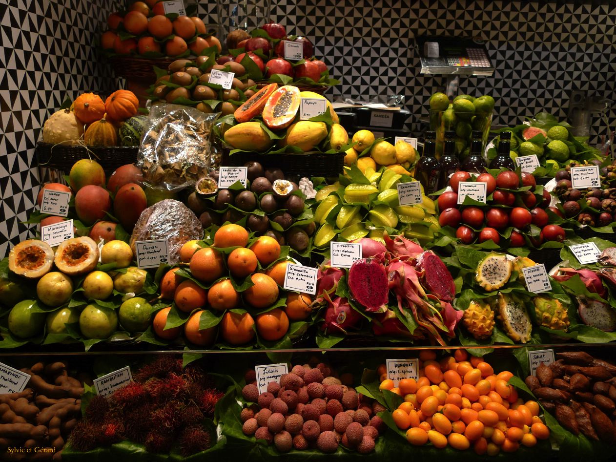 056 Barcelone Barri Gotic mercat Boqueria
