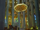 104 Barcelone L'Eixample La Sagrada Familia l'intérieur
