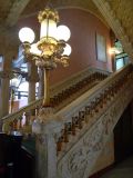147 Barcelone San Pere Palau de la Musica Catalana un des escaliers du hall