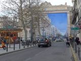 049 trompe oeil de P. Delavie sur la façade du Palais de la Bourse