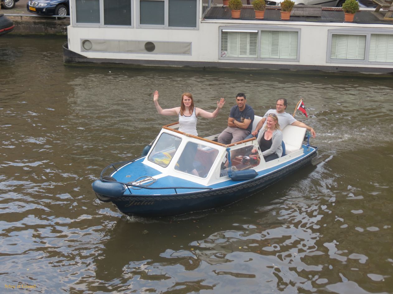 090 Prinsengracht bateau apero sur canal