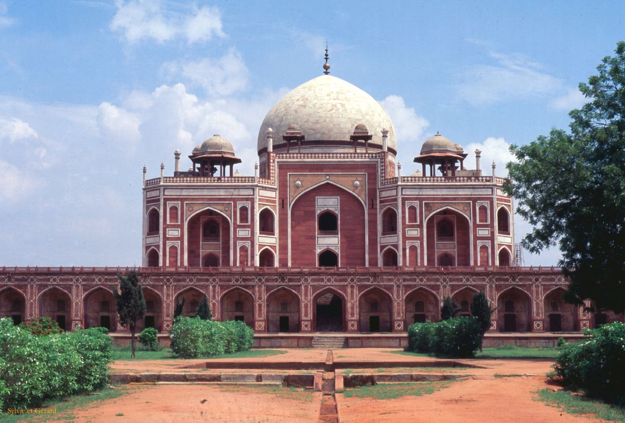 H 09 Delhi Tombe de Humayun Inde 1995-238