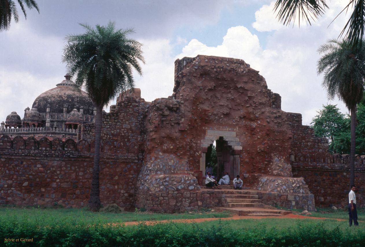 H 14 Delhi Tombe de Humayun Inde 1995-243