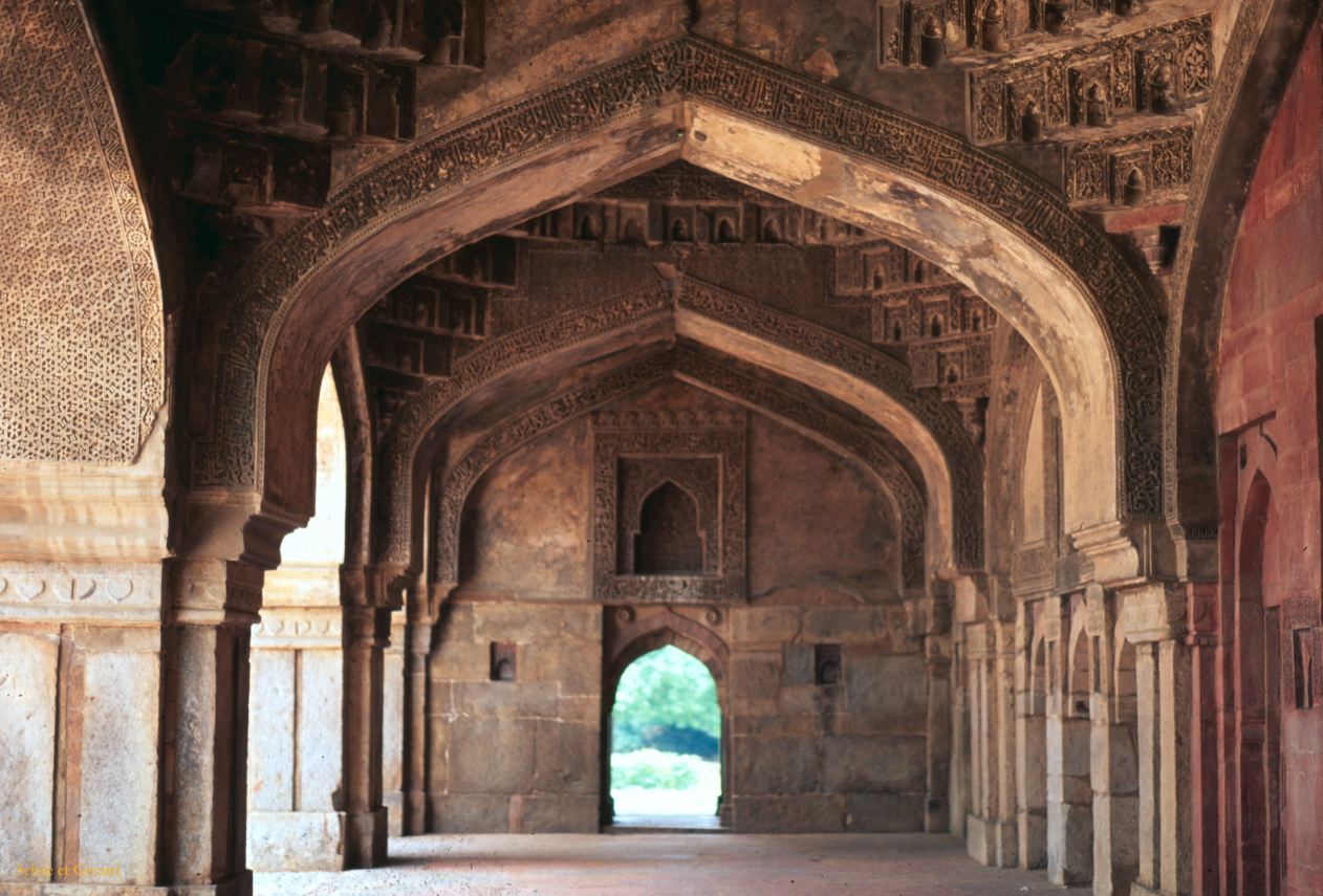 H 18 Delhi Tombe de Humayun Inde 1995-247