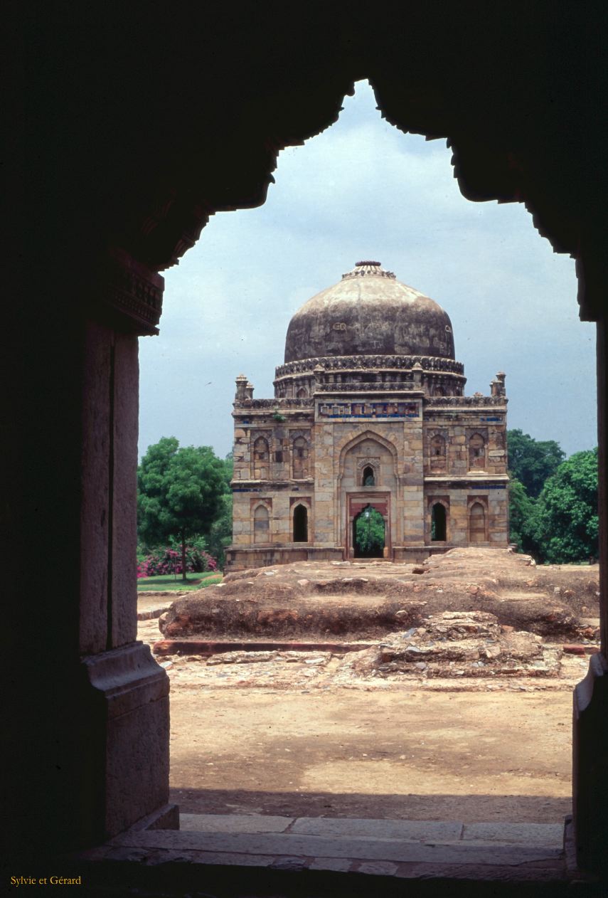 H 19 Delhi Tombe de Humayun Inde 1995-248
