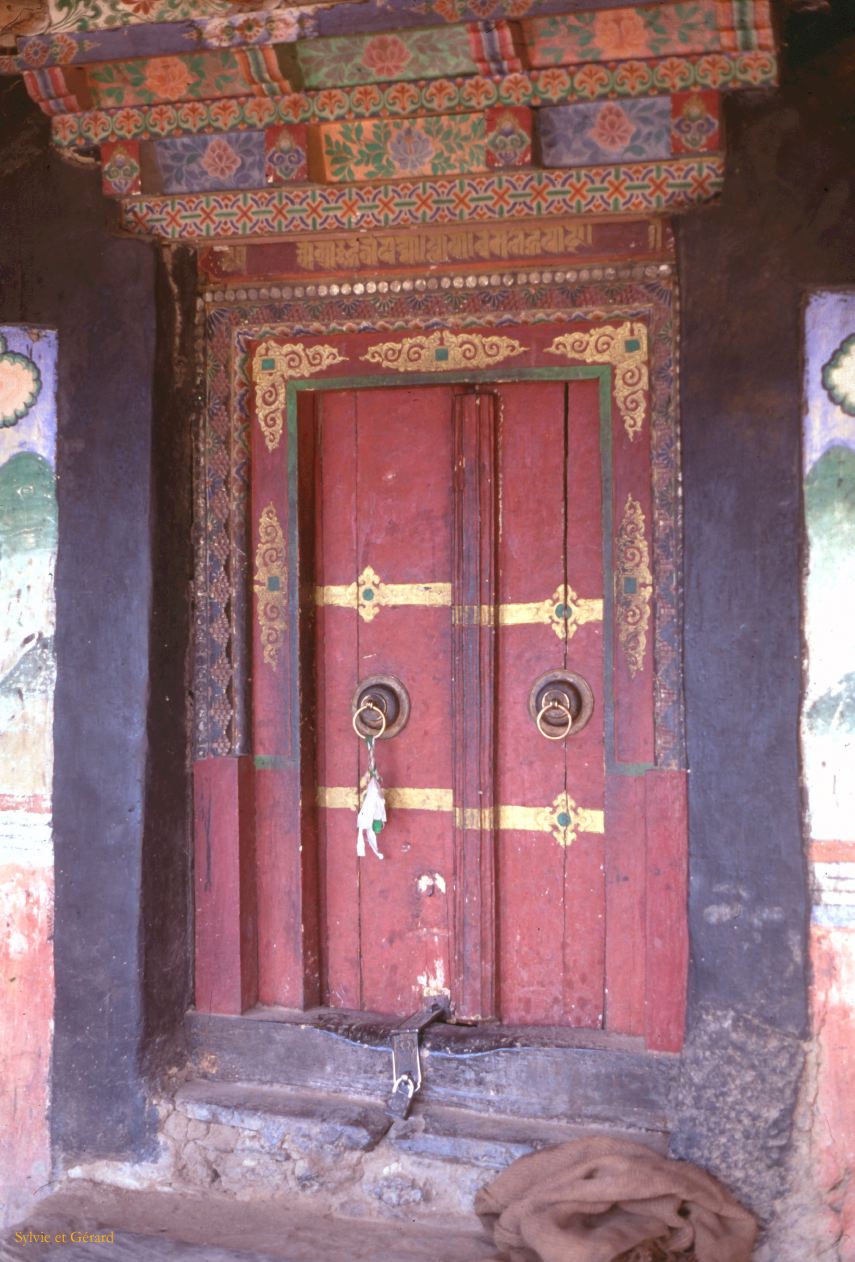 34 Leh porte d'entrée du Palais Ladhak Inde-1991-033