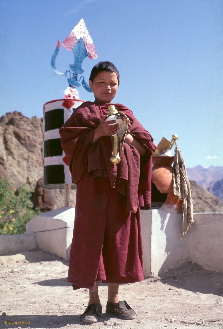 62 Hémis jeune moine Ladhak Inde-1991-060