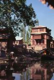 124 Srinagar maison le long des canaux Cachemire Inde-1991-122