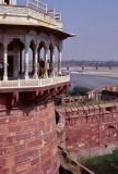 177 Agra le Fort Rouge Uttar Pradesh Inde-1991-175