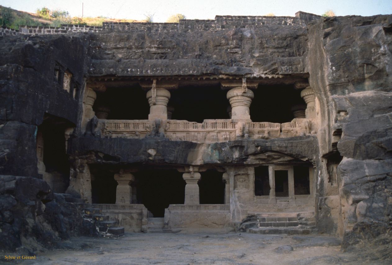 11 Aurangzeb temple de Kailash Maharashtra Inde 1983-136