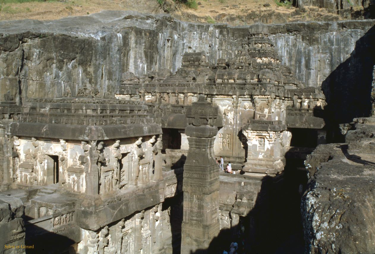 11 Aurangzeb temple de Kailash Maharashtra Inde 1983-140
