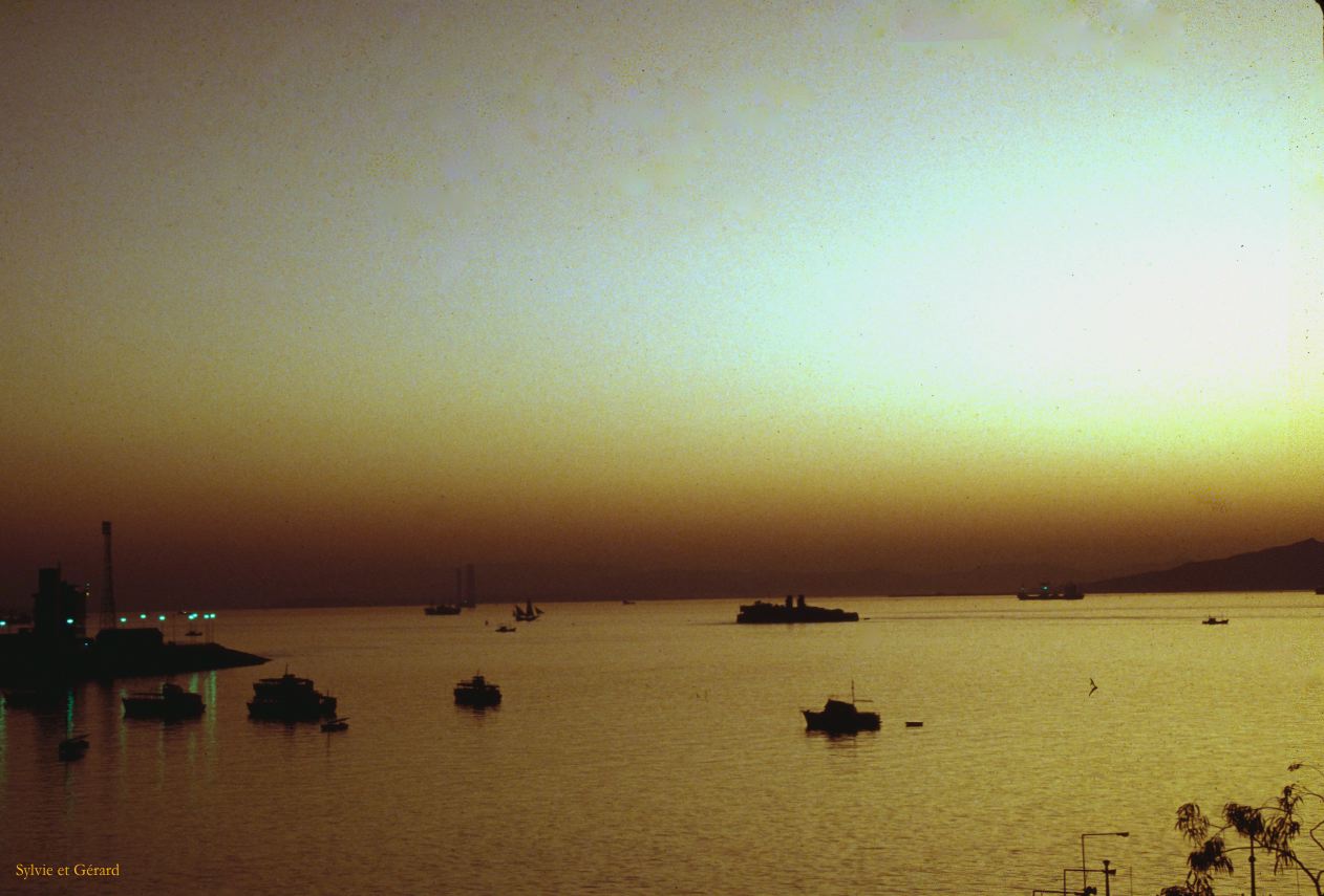 14  Madras coucher de soleil Tamil Nadu Inde 1983-001