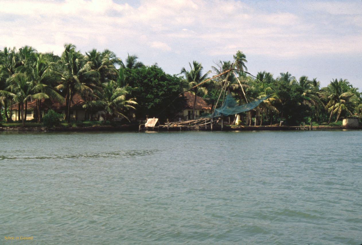 06  Quilon back waters Kerala Inde 1983-060