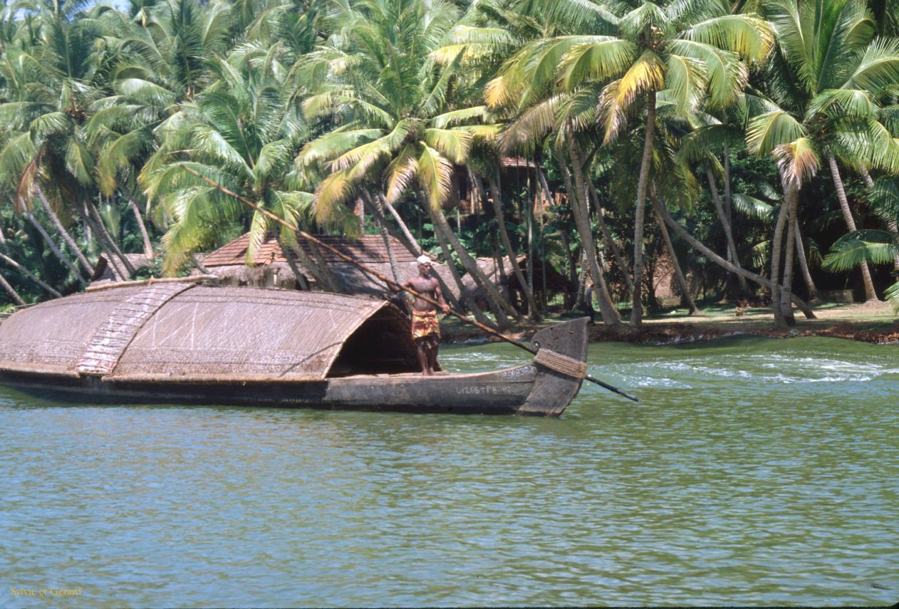 06  Quilon back waters Kerala Inde 1983-076