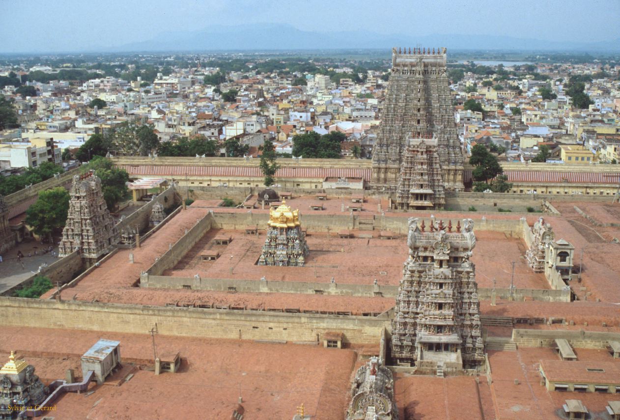 07 Maduräi Temple Minakshi Tamil Nadu Inde 1983-090