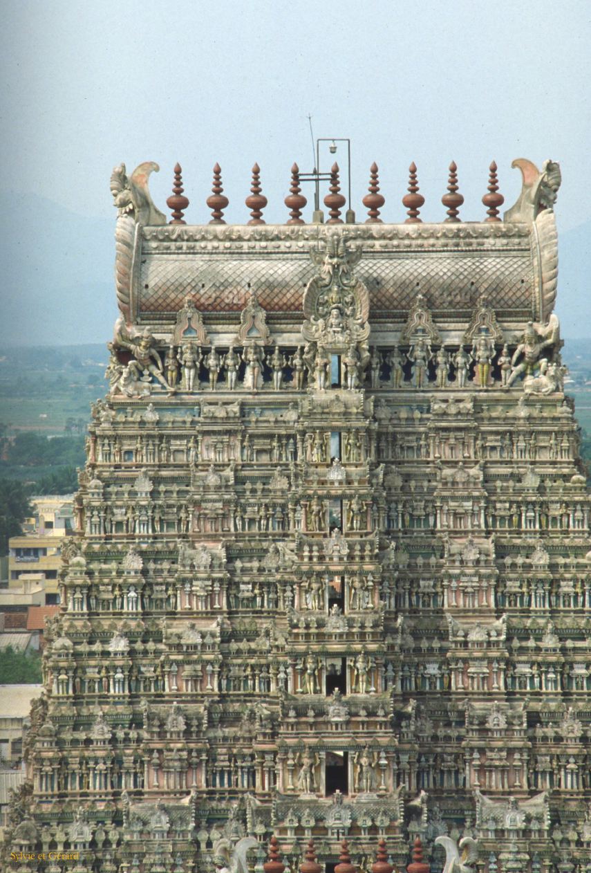07 Maduräi Temple Minakshi Tamil Nadu Inde 1983-091