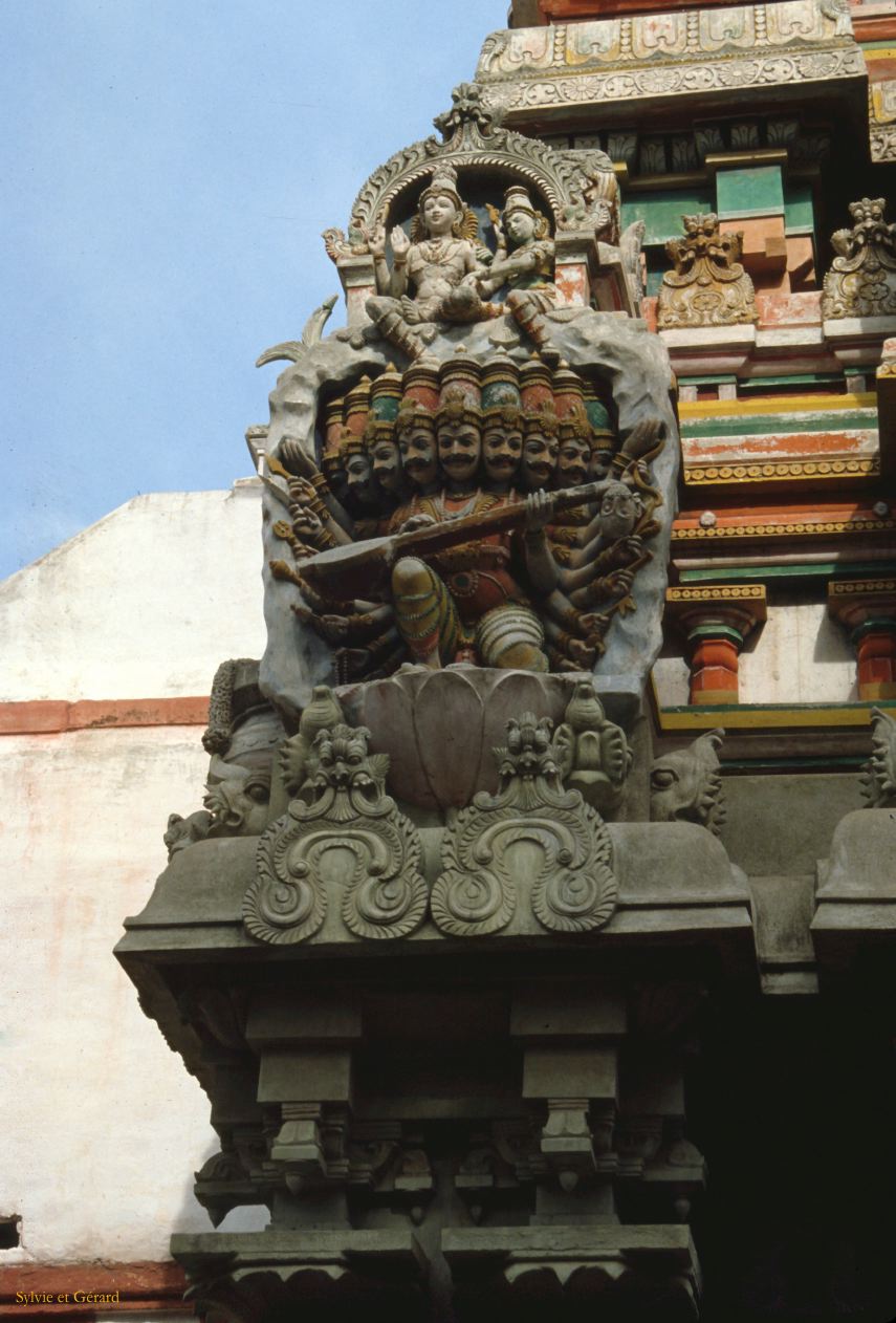 07 Maduräi Temple Minakshi Tamil Nadu Inde 1983-096