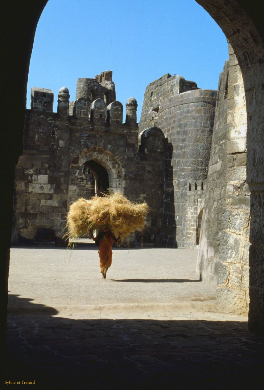 09 Aurangzabad forteresse Daulatabad Maharashtra Inde 1983-133