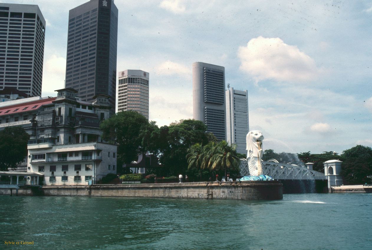 Java Bali 1989-225 Singapour entrée du port