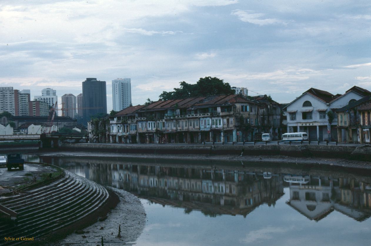 Java Bali 1989-233 Singapour vieilles maisons 