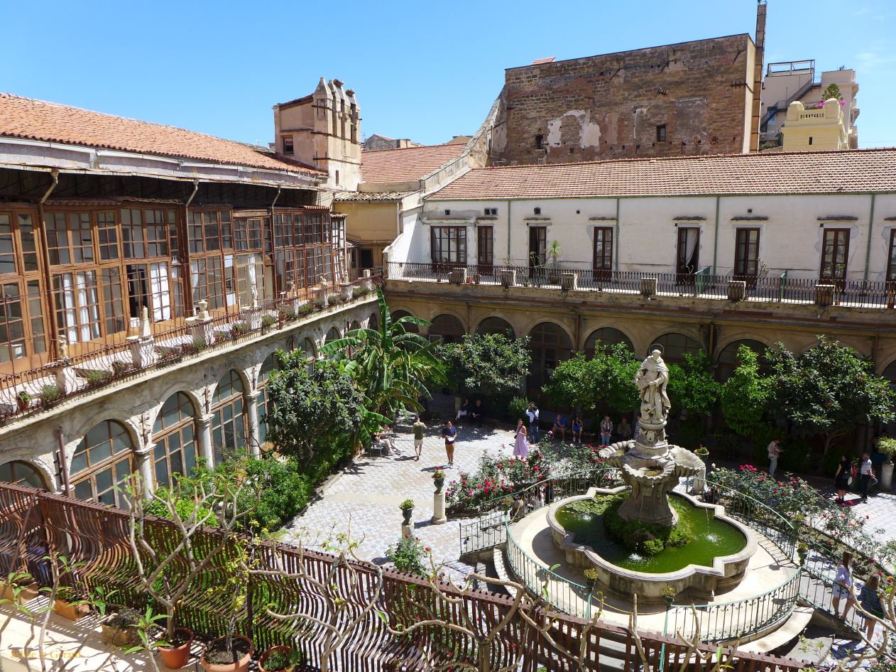 015 Palerme chiesa di Santa Caterina Vergine y Martire - le cloître P1450587