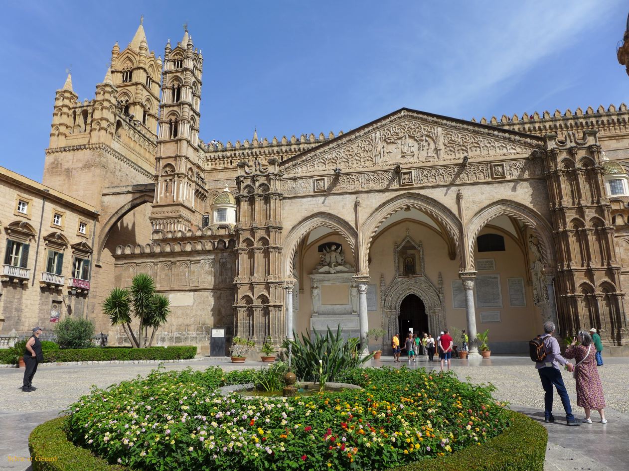 031 Palerme la cathédrale - de l'extérieur  P1450799
