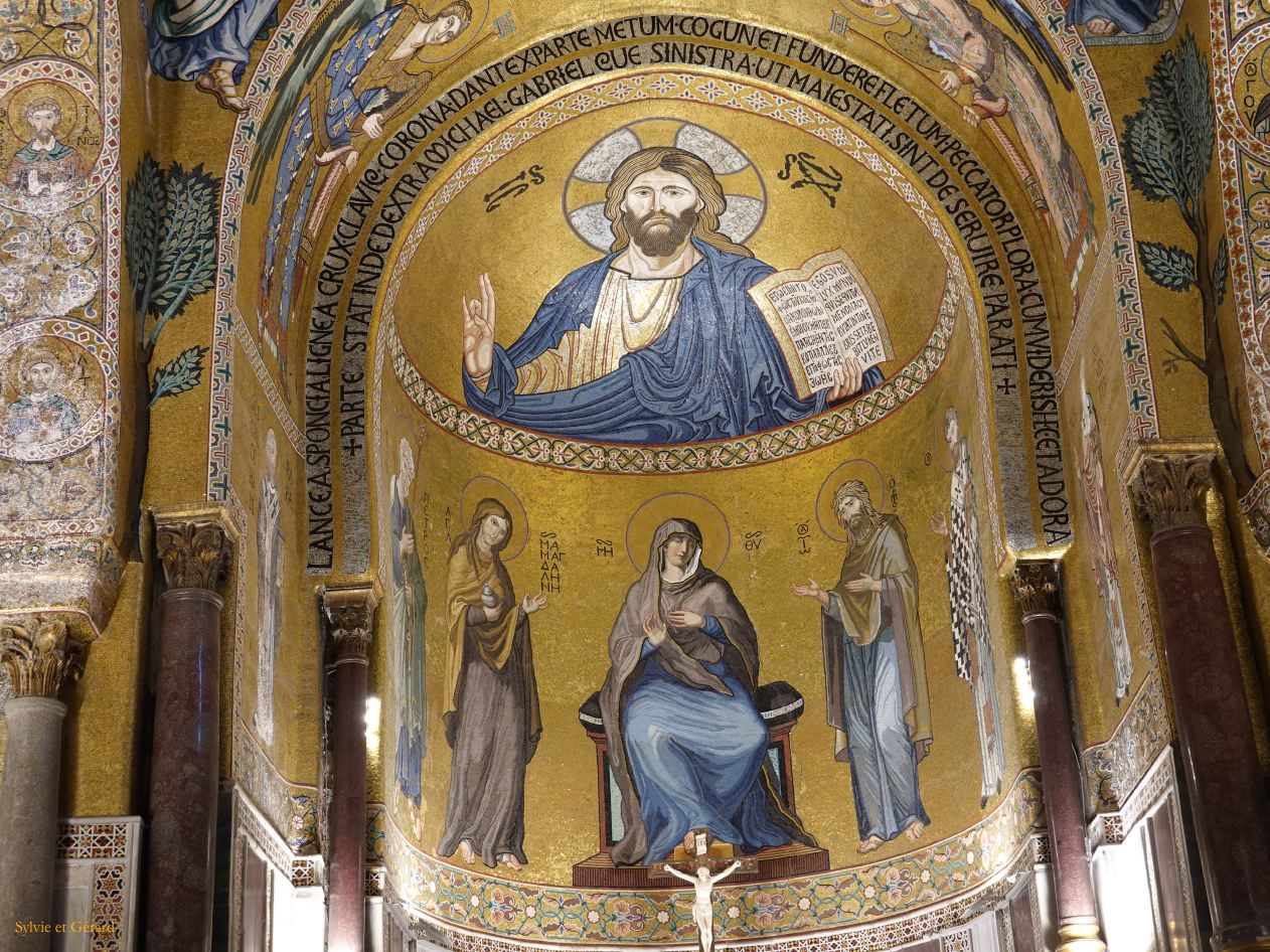 054 Palerme Palais des Rois Normands - la chapelle palatine DSC03568