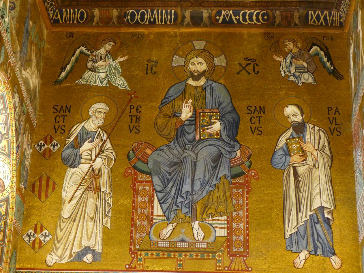 057 Palerme Palais des Rois Normands - la chapelle palatine P1450876