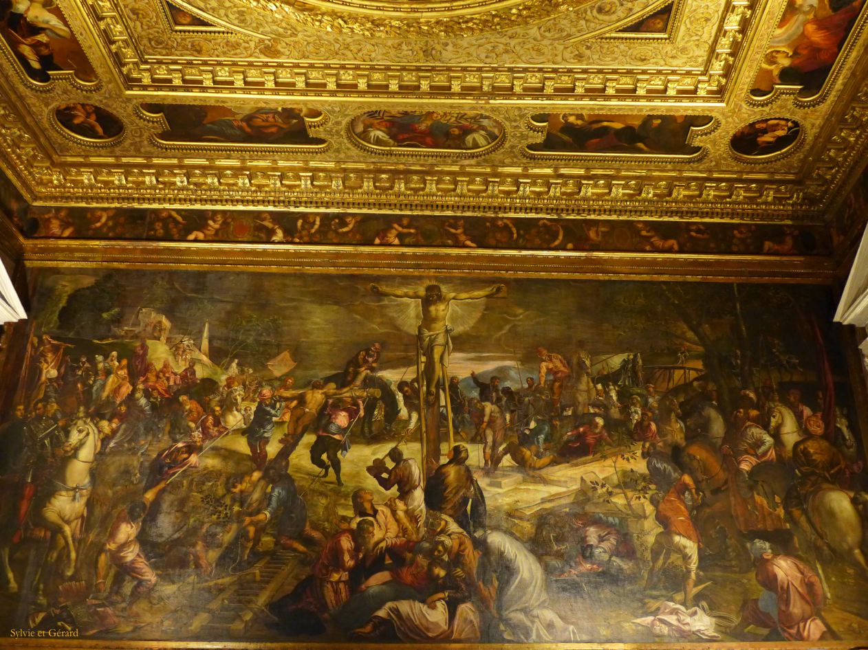 510 Santa Croce Scuola Grande di San Rocco le Tintoret la Crucifixion P1320102