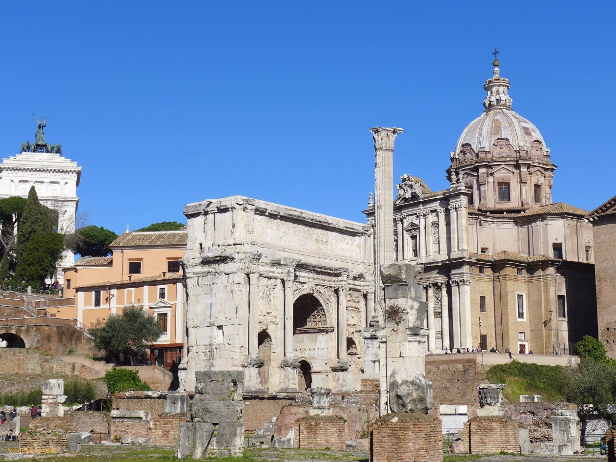 Forum romain arc de Septime Sévère 