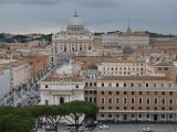Castel San Angelo vue sur la Cité du Vatican 
