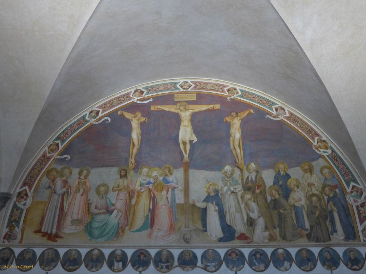 Florence 64 San Marco salle du chapitre Fra Angelico Crucifixion