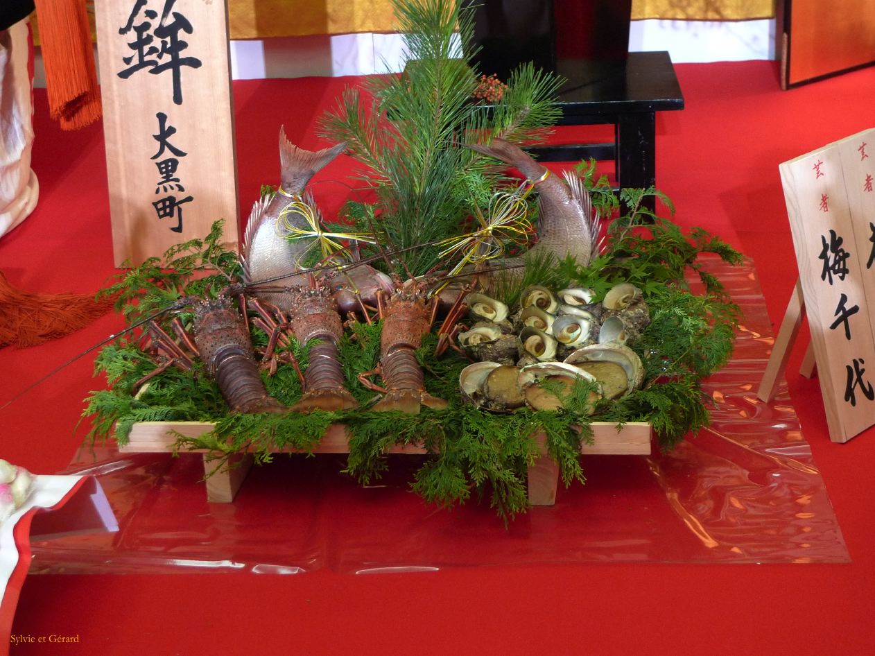 012 Nagasaki Kunchi exposition des cadeaux