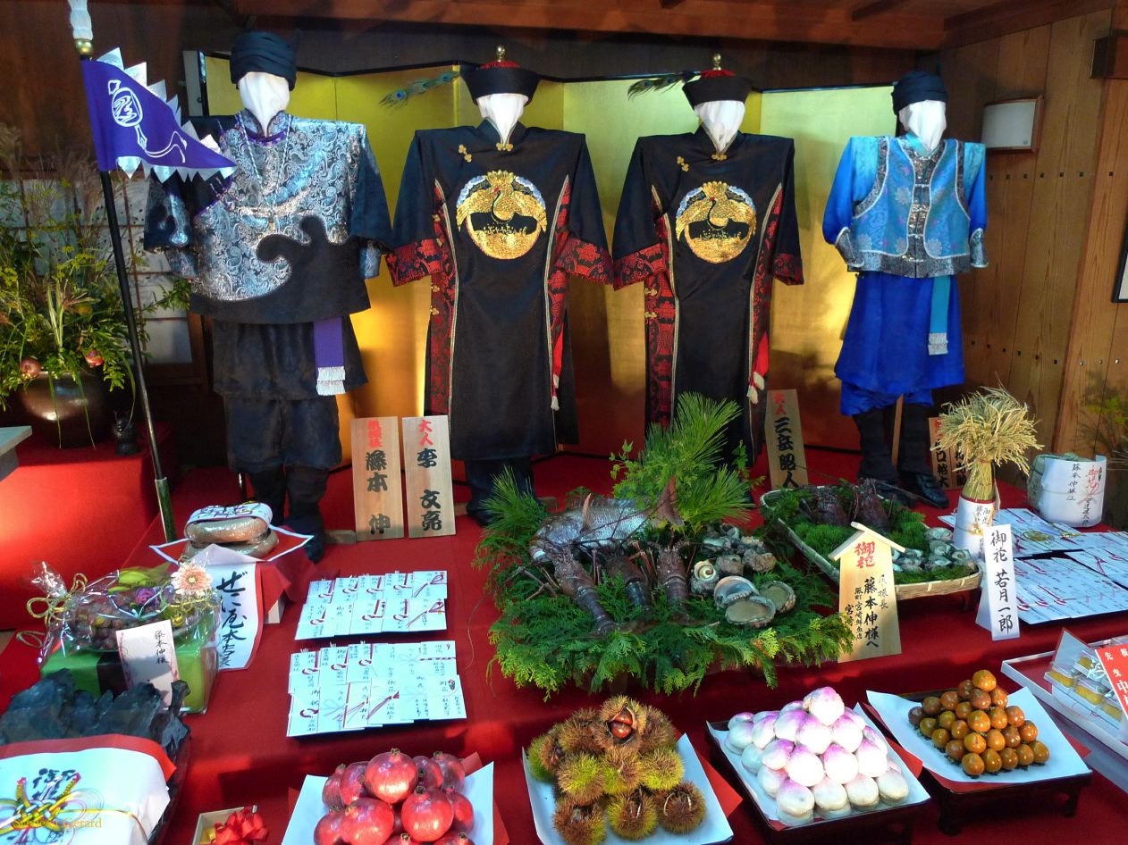 016 Nagasaki Kunchi exposition des cadeaux