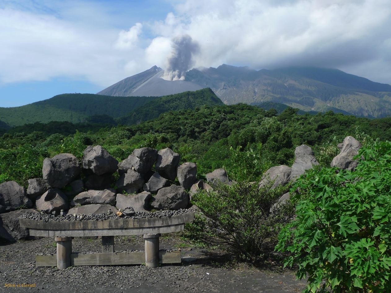 D Kyûshû 099 Kagoshima sur l'ile de Sakurajima 