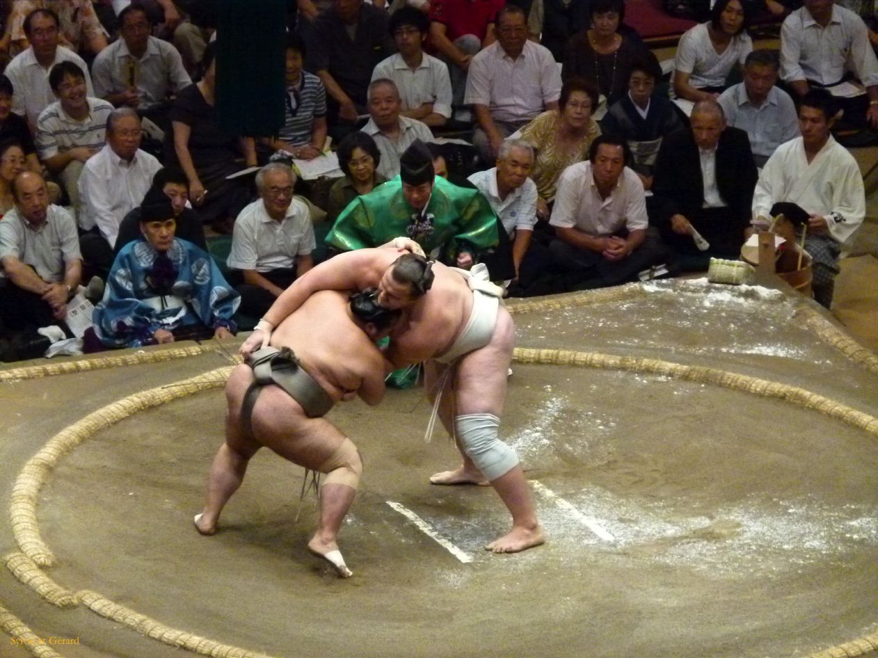 A Tokyo 049 quartier Asakusa le stade et combat de sumos 