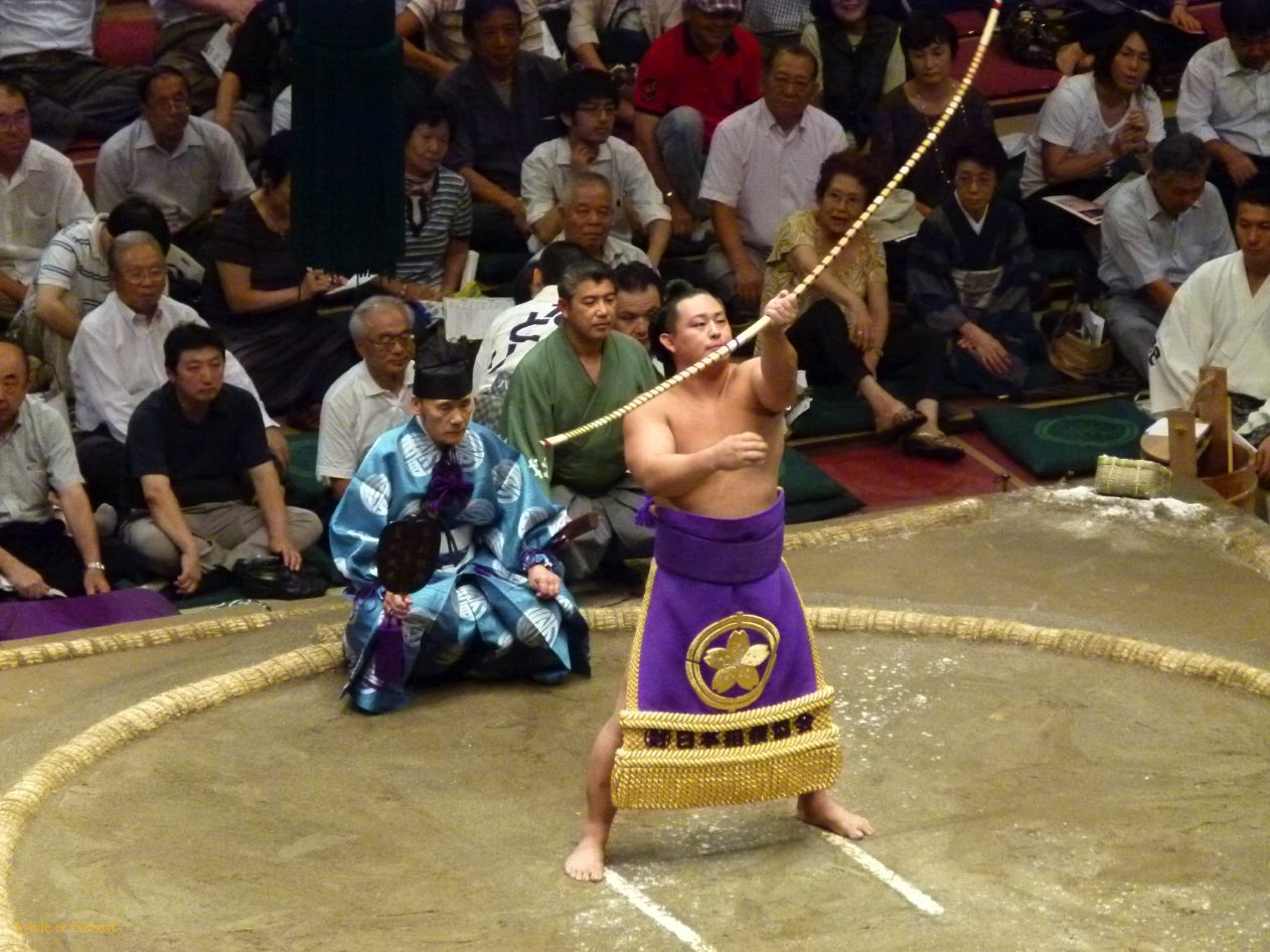 A Tokyo 055 quartier Asakusa le stade et combat de sumos 