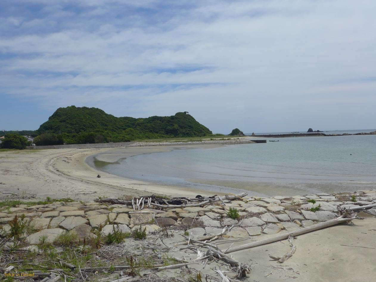 D Kushimoto Taji la côte vue du train 3