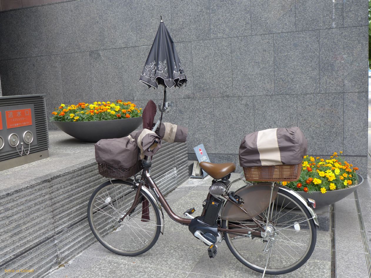 F Osaka Quartier Umeda 5 l'équipement du cycliste japonais