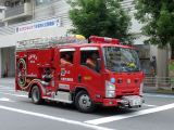 F Osaka le château et ses environs pompiers 