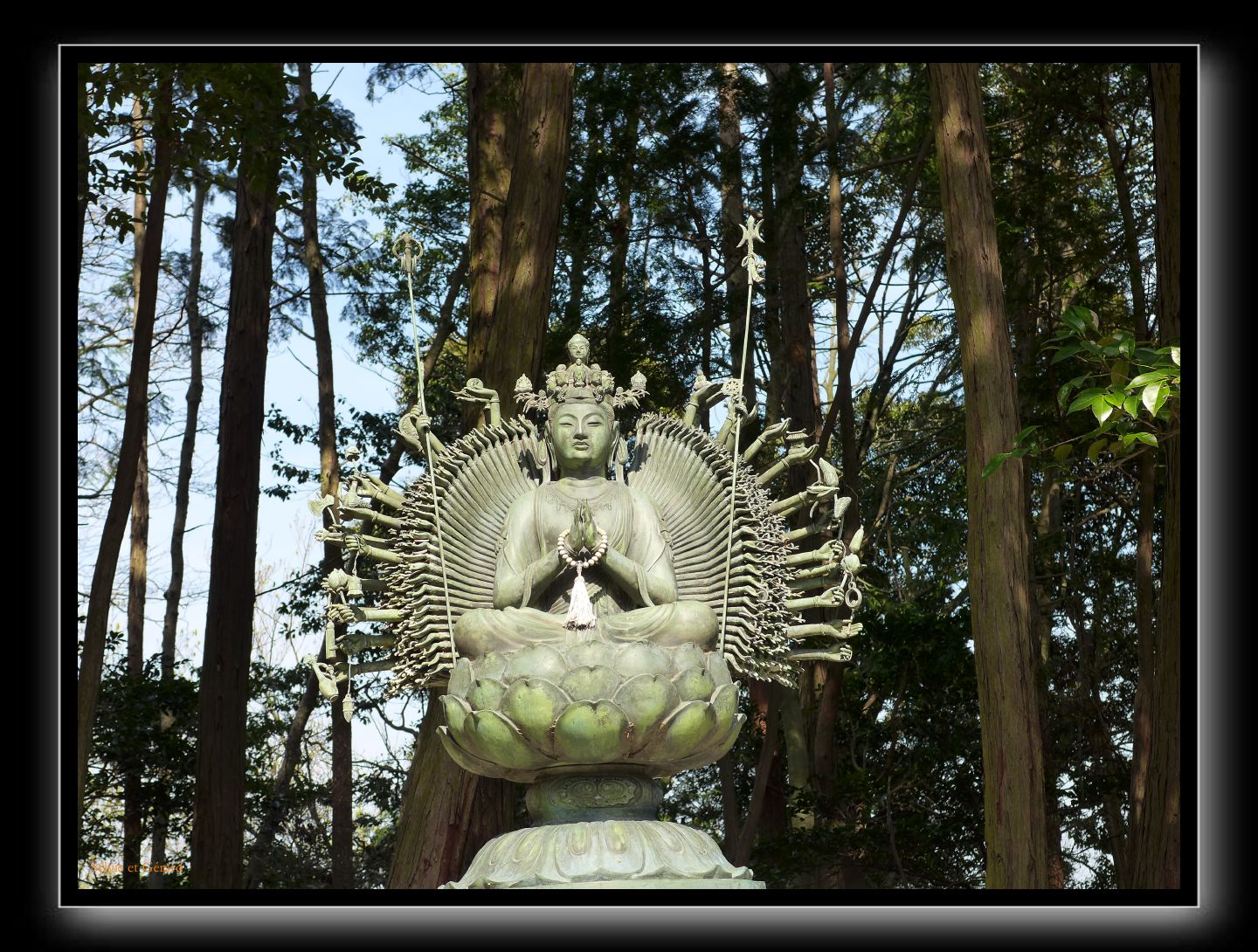 150 Himeji Engyi Ji sur le chemin des statues de Kannon, déesse de la compassion