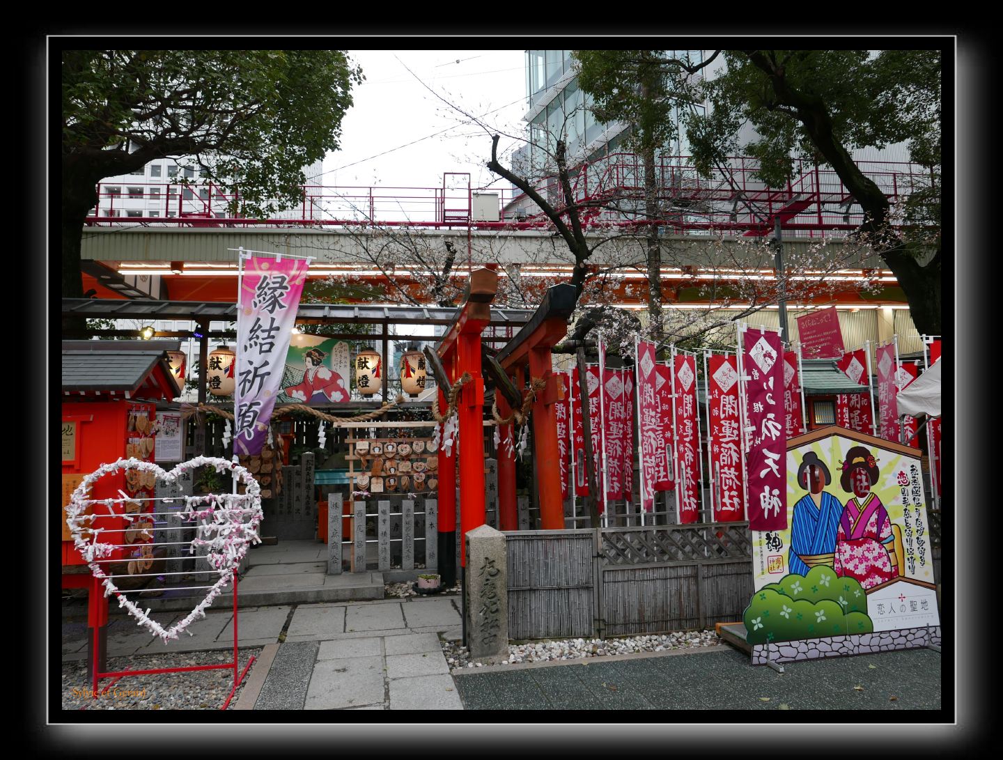 028 Osaka Ohatsu Tenjin le temple aux amoureux 