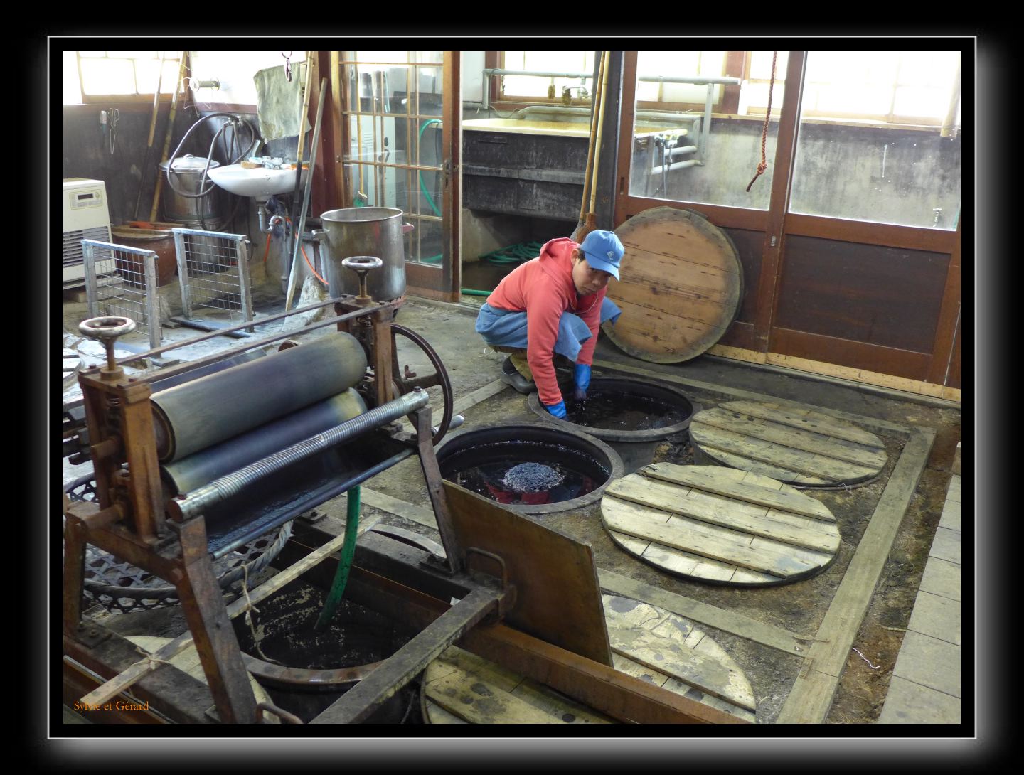 082 Miyama boutique fabrique d'indigo