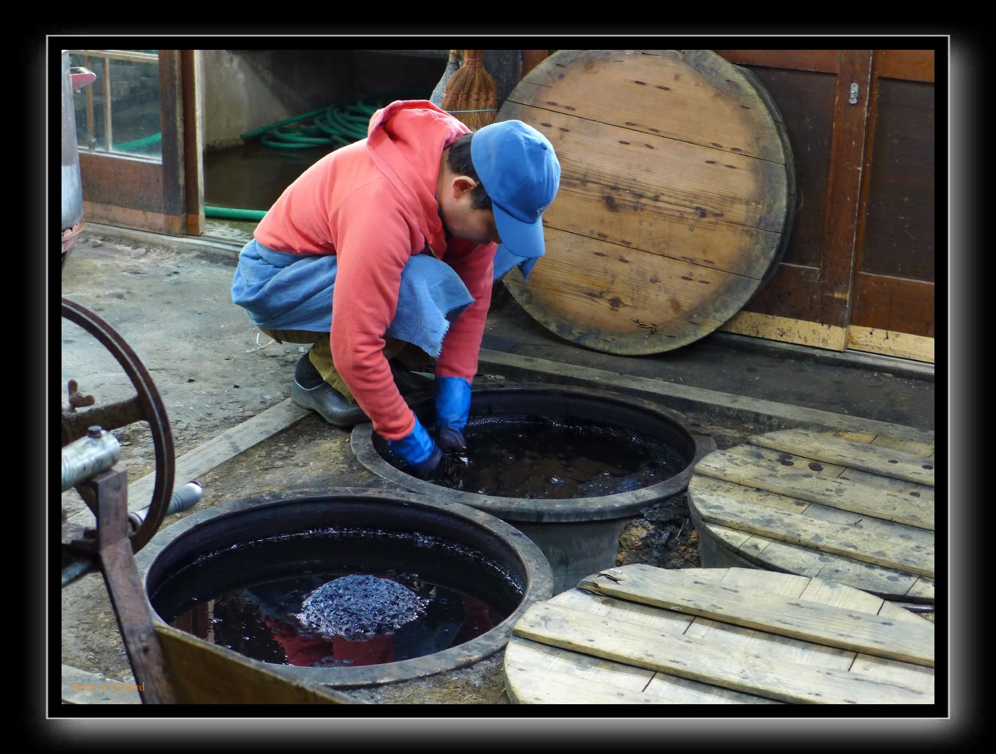 083 Miyama  boutique fabrique d'indigo