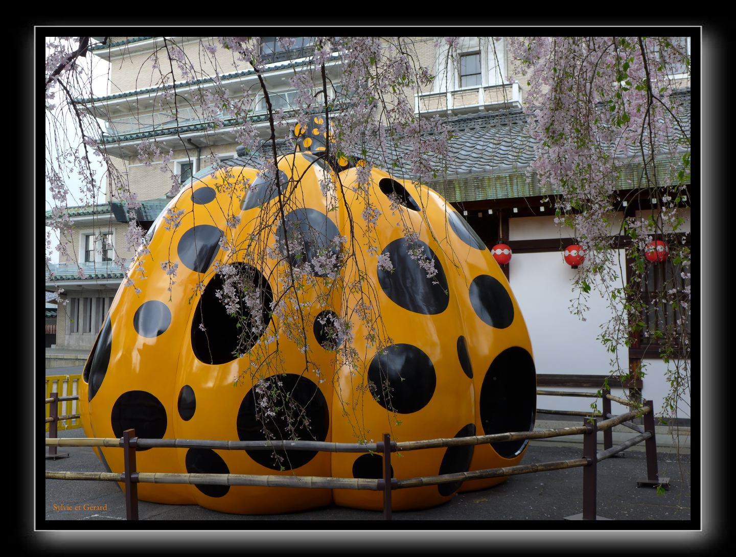 125 Kyoto Gion Corner  le pumpkin de Yayoi Kusama