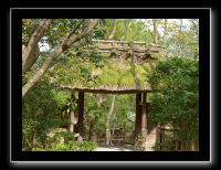 021 Kyoto Arashiyama Gio-ji l'entrée du jardin de mousse
