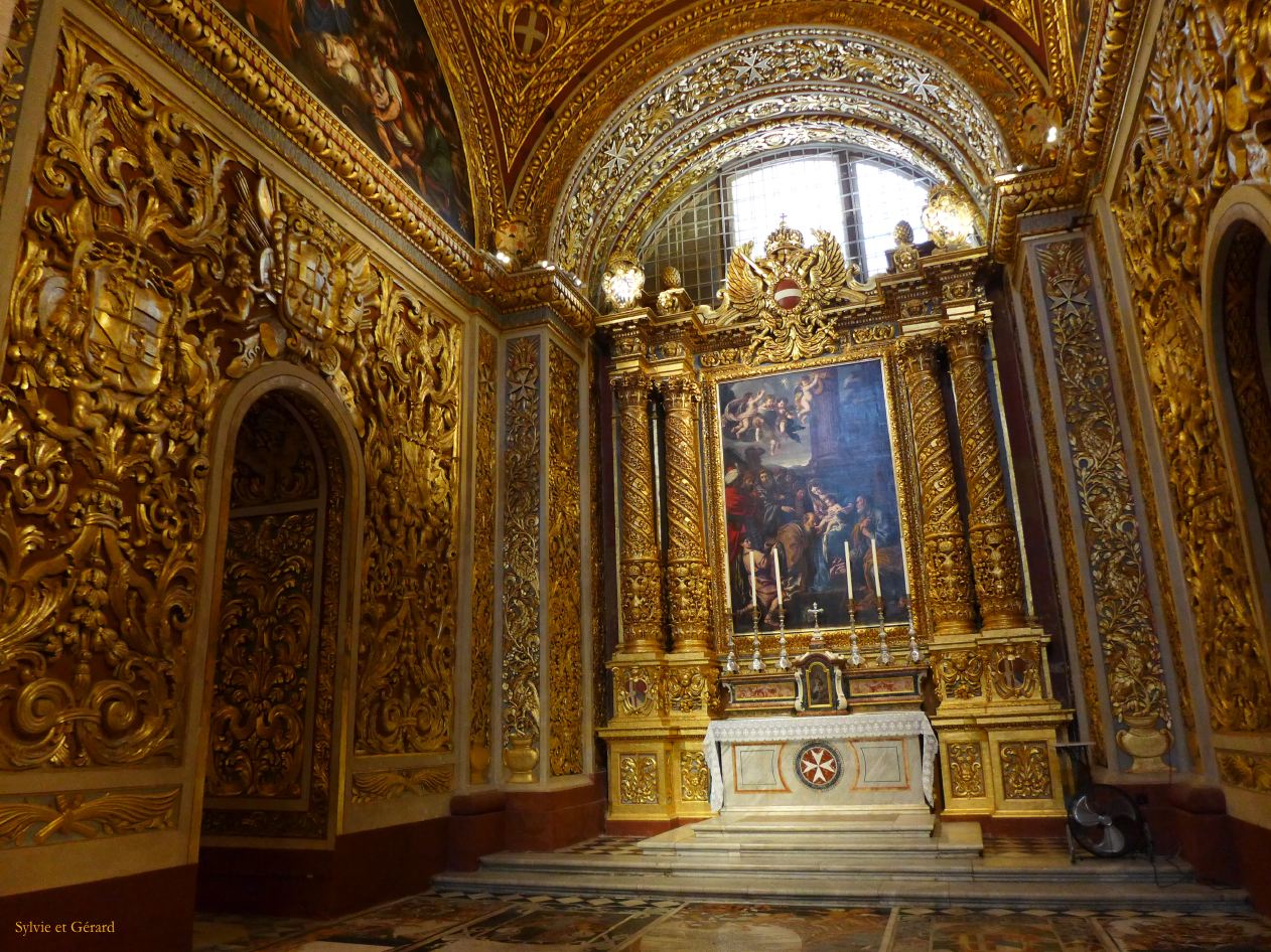 013 La Valette St John's Co Cathédrale - intérieur chapelle de langue d'Allemagne P1480605